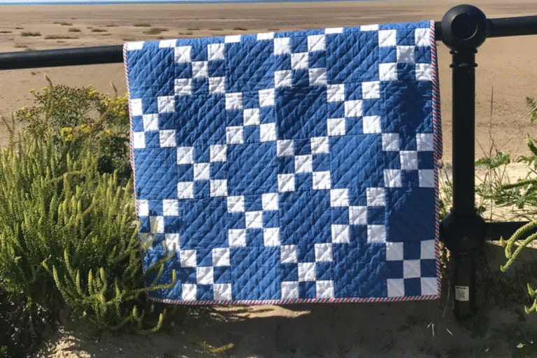 blue quilt pattern