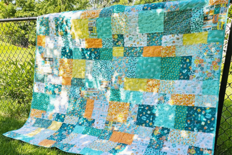 Easy Scrap Fabric Quilt Ideas