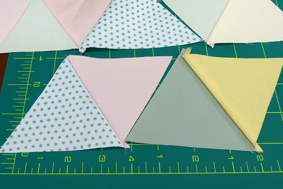 Triangle Baby Quilt Pattern - Quilt Binding Calculator