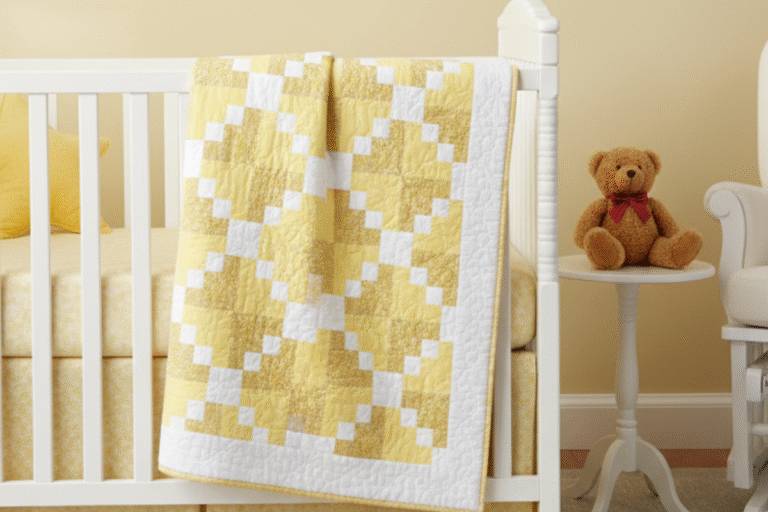 4 patch baby quilt pattern