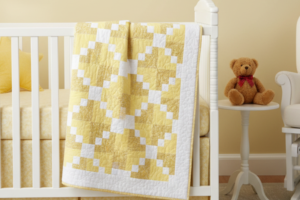 4 patch baby quilt pattern