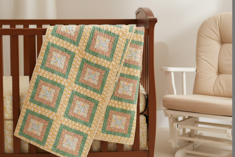 Log Cabin Baby Quilt Pattern